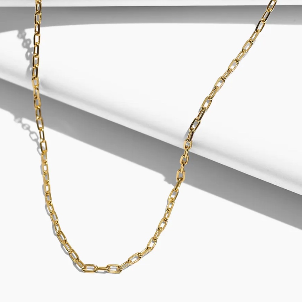 Madewell Delicate Collection Demi-Fine Paperclip Chain Necklace